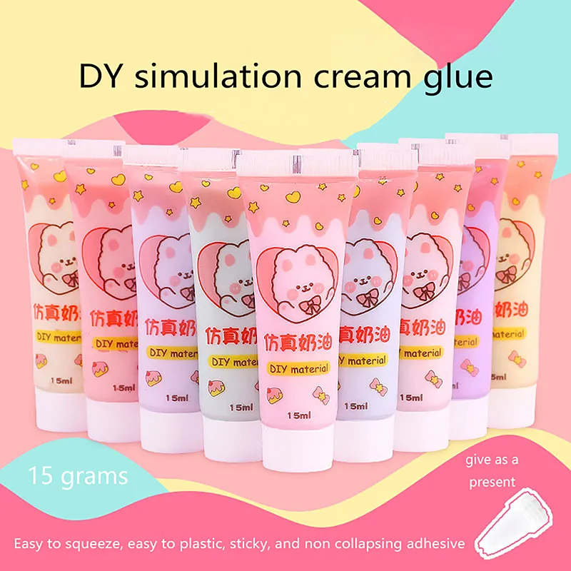 Cream Glue Handmade Paste Glue Diy Mobile Phone Case Hairpin 15ml Tube ...