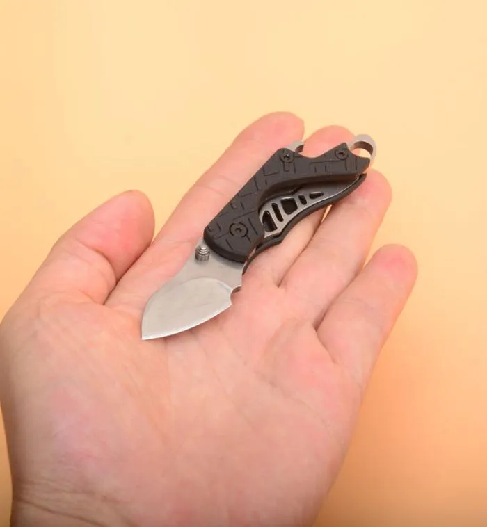 1025X Cinder Plain Keychain Folding Knife Pocket Folder Bottle Opener With Retail Bag Package5359289