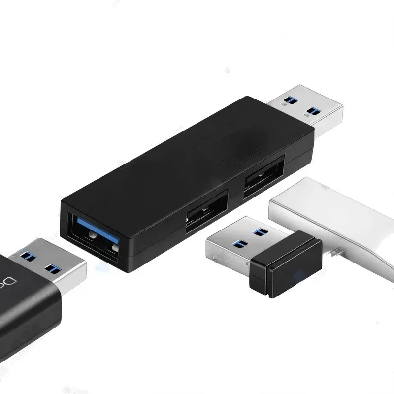 Nowy USB C Hub 2.0 3.0 Typ C 3 Port Multi Splitter Adapter OTG dla Lenovo Xiaomi MacBook Pro 13 15 Air Pro PC Akcesoria komputerowe