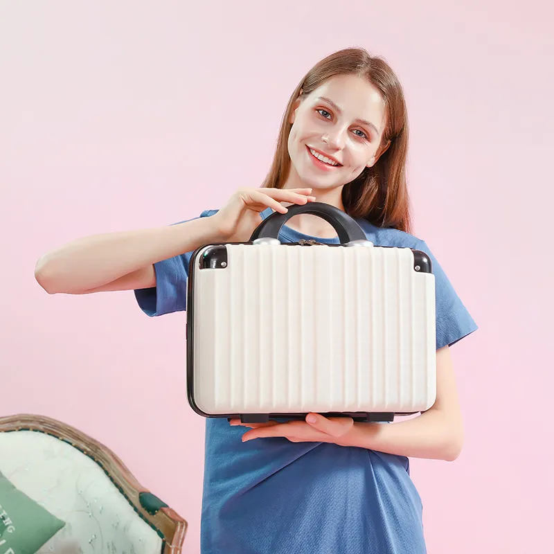 Маленький легкий чемодан, детский 14-дюймовый милый школьный чемодан в японском стиле, мини-дорожная сумка для хранения косметики