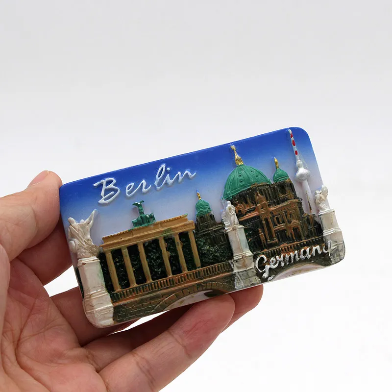 MUYU Magnet Aimant De Réfrigérateur 3D Karl-Theodor-Brucke