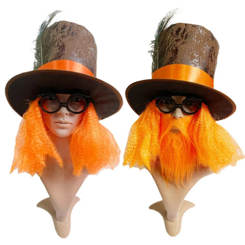 Orange wig halloween costume hot sale