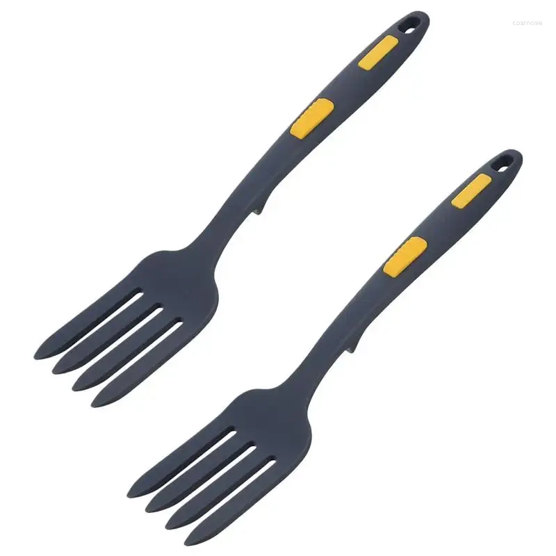 Fourks 2pcs créatifs pratiques réutilisables en silicone Cuisine Fork Fork pour la maison