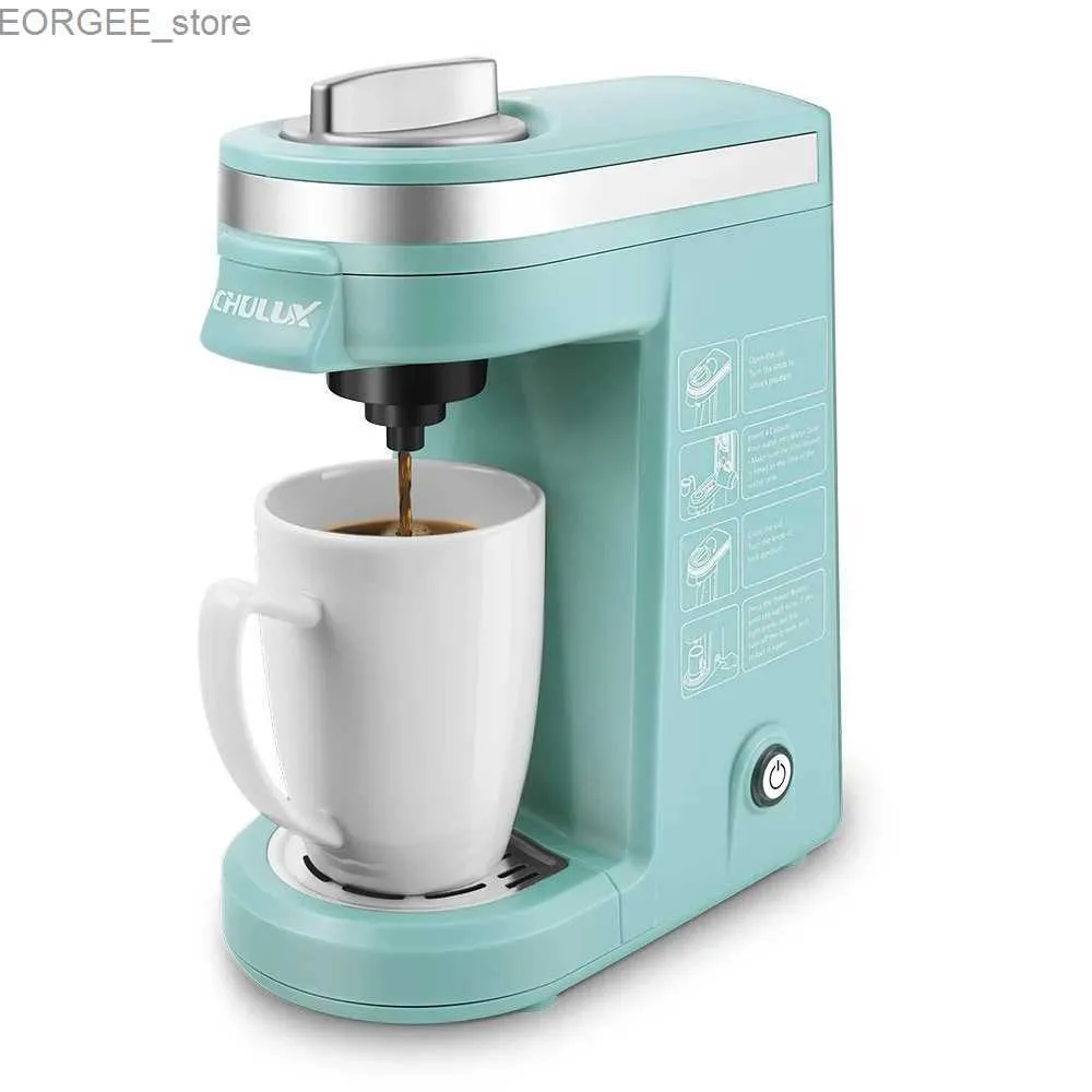 Cafeteiras Cápsula portátil Máquina de café K-cup Machine de copo de xícara única Y240403