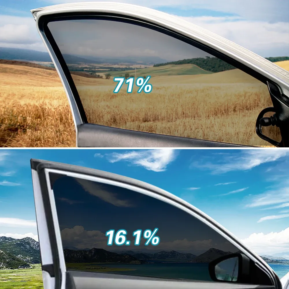 0.75*3M Car Front Window Foils Solar Film Windshield Sun Shade Sticker Blue UK | eBay