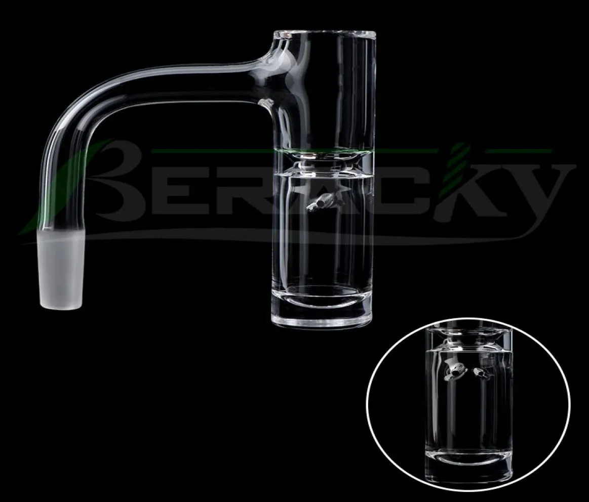 Beracky Soldadura completa Borde biselado Highbrid Auto Spinner Fumar Cuarzo Banger 20 mmOD Hombre Mujer Sin costura Terp Slurper Nails para Glas4120357