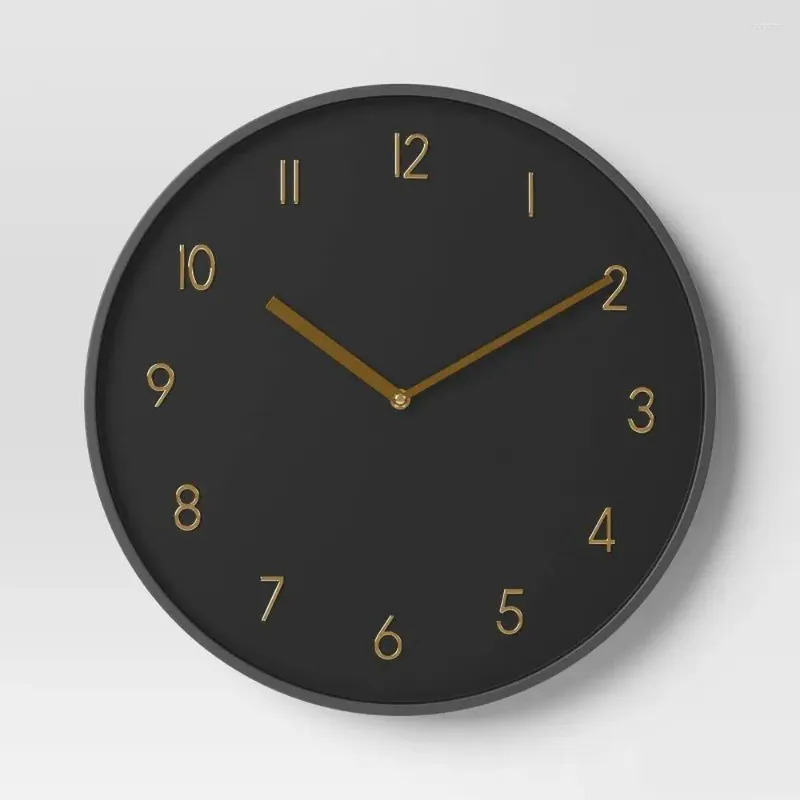 Horloges murales Modern Black / Brass MODER