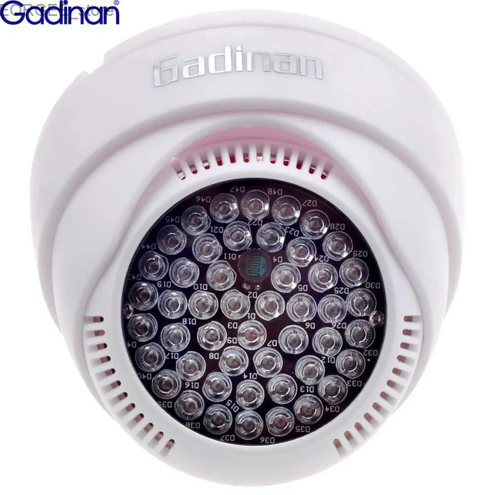 기타 CCTV 카메라 가디난 12V 48 LED Illuminator Light IR 적외선 야간 시력 보조 CCTV 감시 카메라를위한 LED 램프 ABS 플라스틱 하우징 Y240403