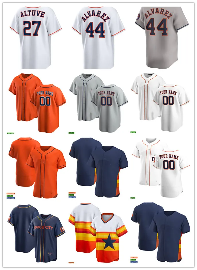 Nolan Ryan Craig Biggio Jose Altuve Kyle Tucker Jeremy Pena Yordan Alvarez Alex Bregman Yainer Diaz Jose Abreu Chas McCormick Jake Meyers Baseball Jersey Jersey Youth Youth