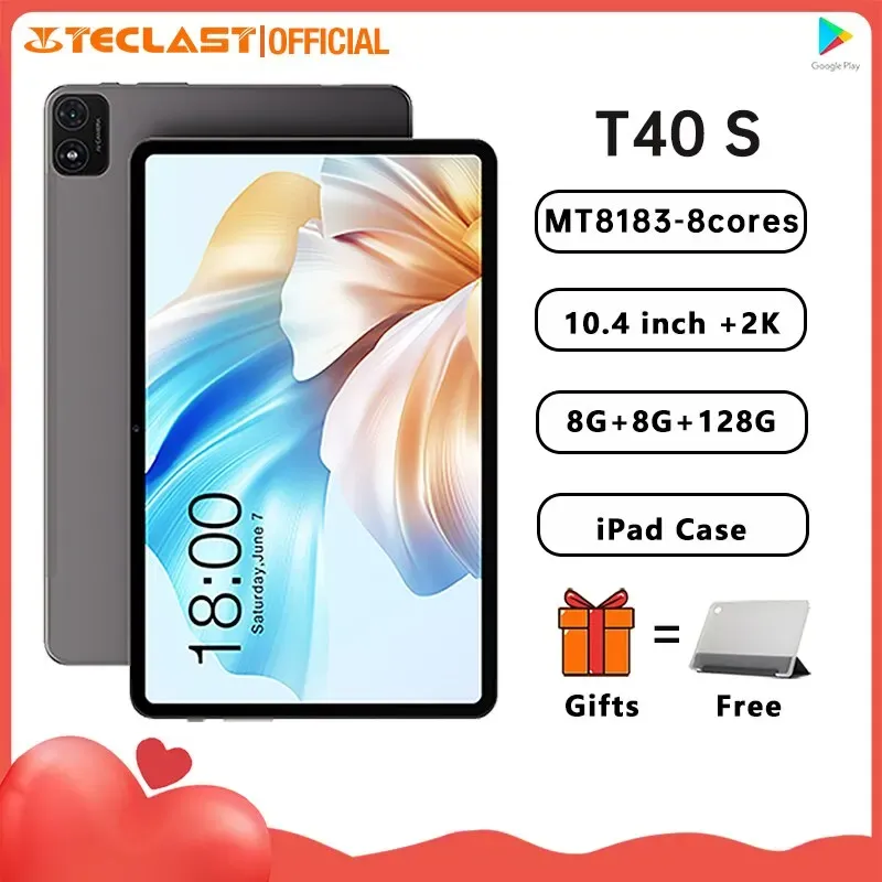 Teclast T40S 2023 Tablet 4g 8 Core MTK8183, 2.0GHz/16GB RAM/128GB 