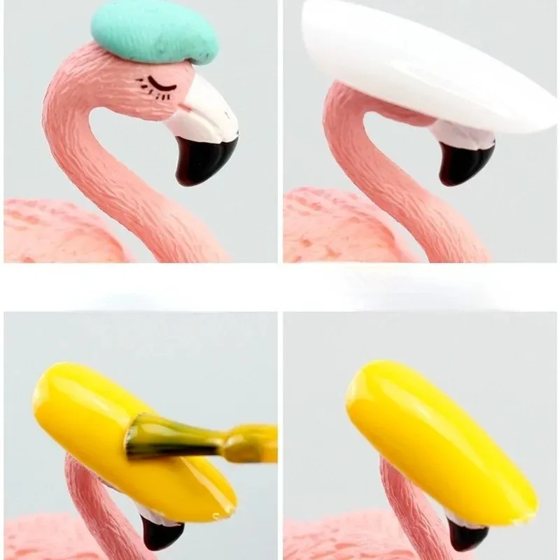 Nuovo 2024 flamingo falsi consigli unghie praticano supporto addestramento che mostra gli strumenti le nail art manicure di manicure oggetti di moda