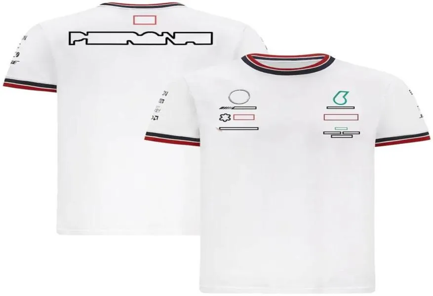 F1 Racing Service Team Round Neck T -Shirt First Class Vergelijking 2021 Auto Logo Short Sleeveved Shirt Commemorative Service3050504