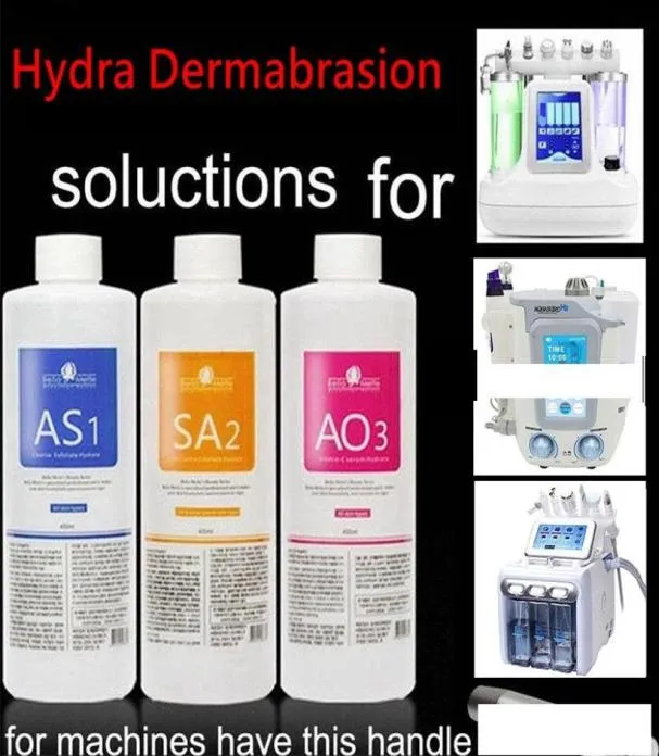 Aqua Peel Oplossing 400 ml per fles Hydra Dermabrasie Gezichtsreiniging Zwangerij Export Vloeistofreparatie Kleine Bubbels Water Toepassen T2969426