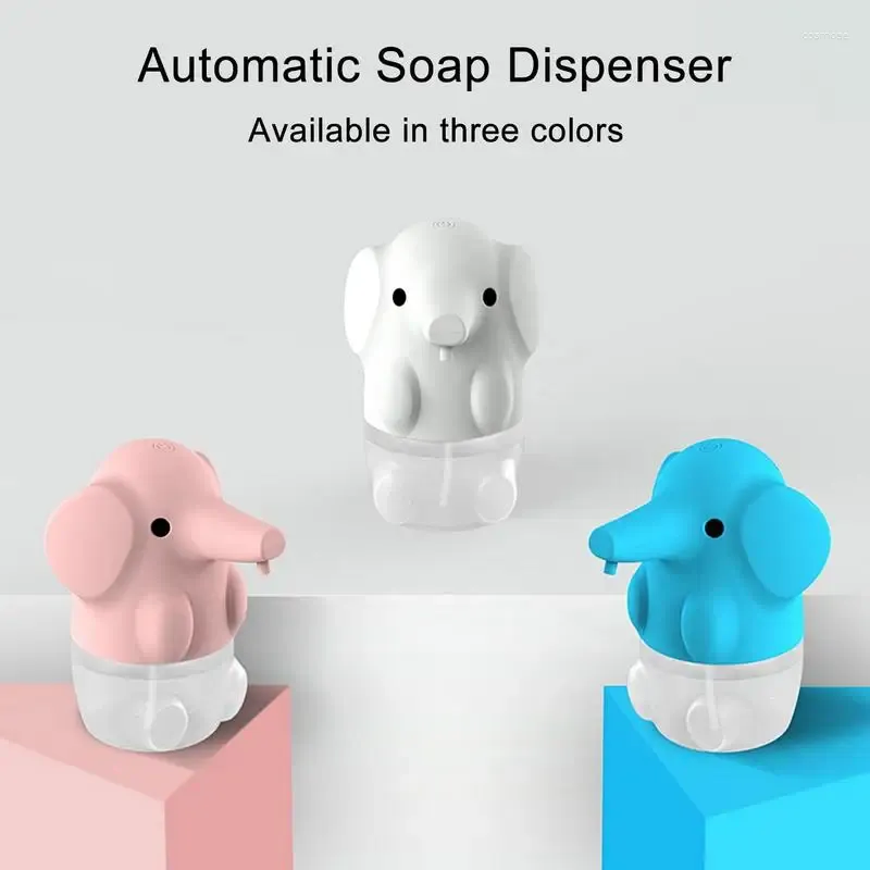 Dispensatore di sapone liquido Schiuma automatico bagno intelligente lavatura a mano con sensore di movimento senza tocco USB