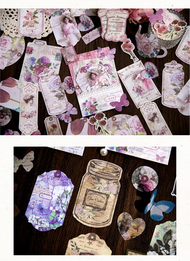 Wholesale Journamm 40 Pack Vintage Aesthetics Journal Stickers For Junk ...