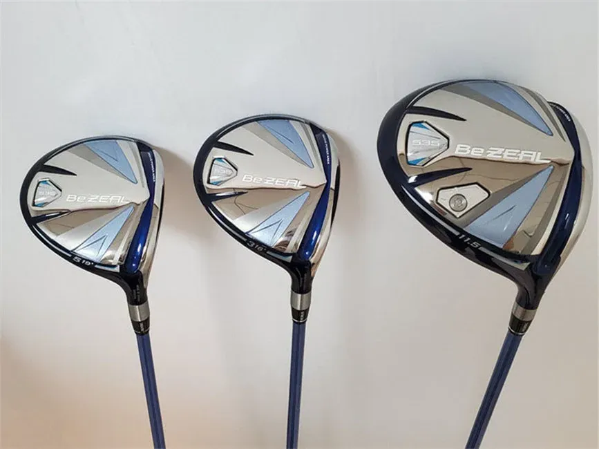 Club di zecca HM Bezeal 535 Woods HM Bezeal Golf Woods Women Golf Clubs Driver + Fairway Woods Lflex Grafite Albero con copertura per la testa