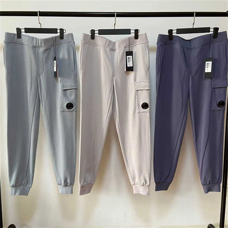 Wysokiej jakości wpływowy tik tok ten sam designerski marka czysta bawełniana cp soczewki kieszonkowe trend slimowy koreańskie szczupłe spodnie męskie spodnie
