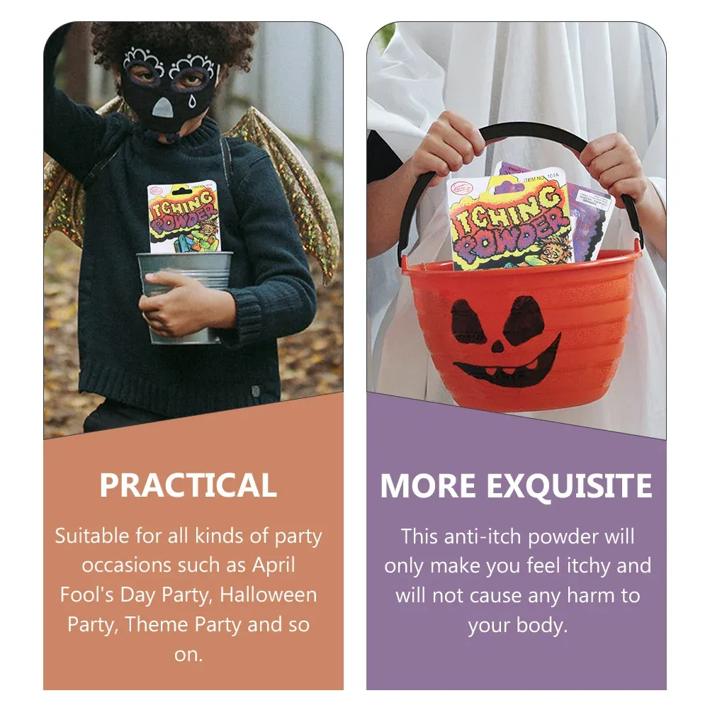 Polvere Anti-prurito Per Scherzi - Confezione Da 10 Sacchetti, Sicura E Divertente Per Pesce D'aprile E Halloween