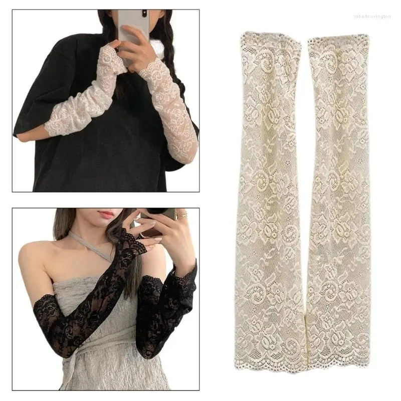 Knee Pads Elastic Bridal Dress Arm Cover Removable Lace Sleeves Wedding Supply