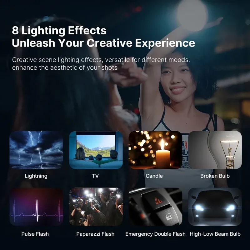 Ulanzi L023 40W Pro Portable LED Video Light Mini Bowens Mount Video Light 3400mah 2500k 6500k I.26569587