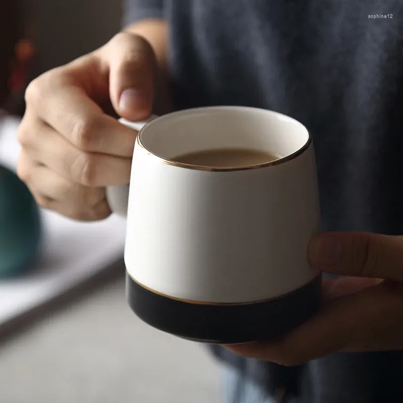 Tasses créatives brèves lait mat