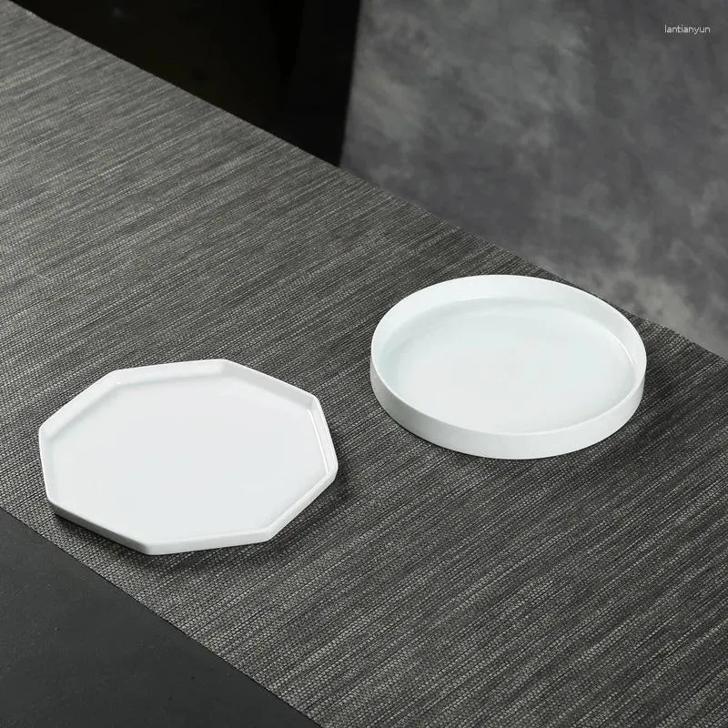 TEA TRAYS CERAMIC WHITWEWARE SET ACCTIONERS POT TRAY BASE LITA NUMMER JAPANSKA TRY Kinesiska bord