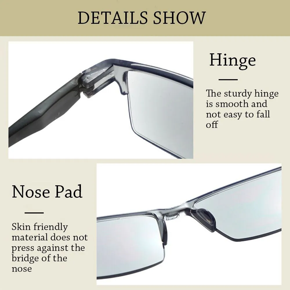 Wider Fit Blue Light Blocking Computer Reading Glasses - +0.00 To +4.00 Strength, Anti-Glare