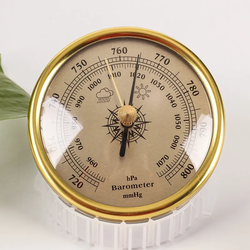 72mm Barometer Temperature and Humidity Gauge Monitor Indoor Thermometer with Humidity for Home Wall Room Incubator Tank