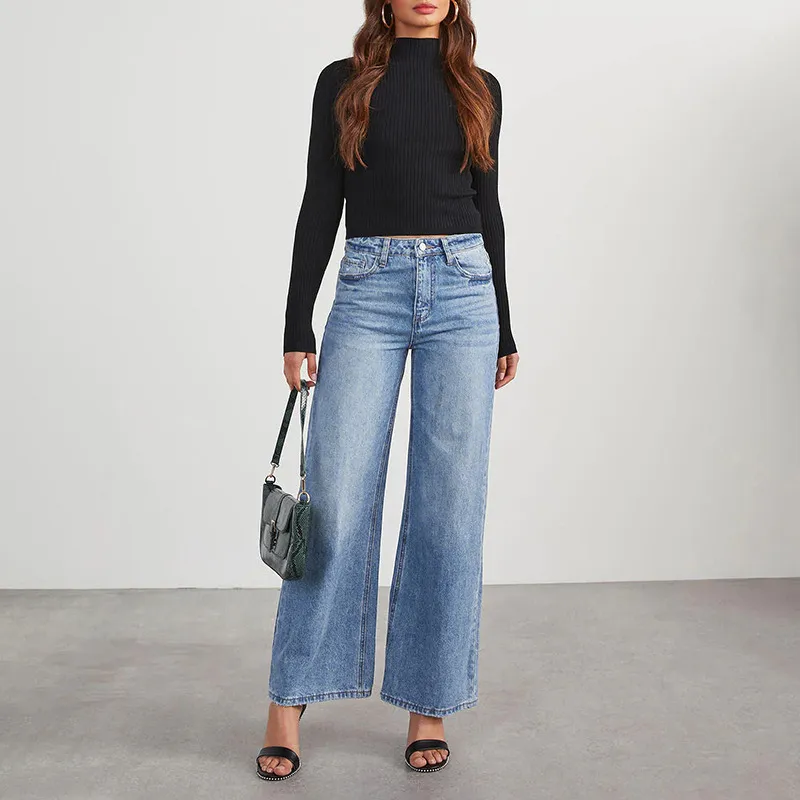 Ahorra a lo Grande en Compras al por Mayor de Jeans Para Mujeres Con  Bolsillos Jeans Para Mujeres 2024 Pantalones De Mezclilla De Cintura  Elástica De