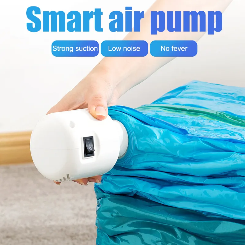 DHgate 2024 Electric Vacuum Pump Bag Kit for Space Saving Travel Storage Home Garden