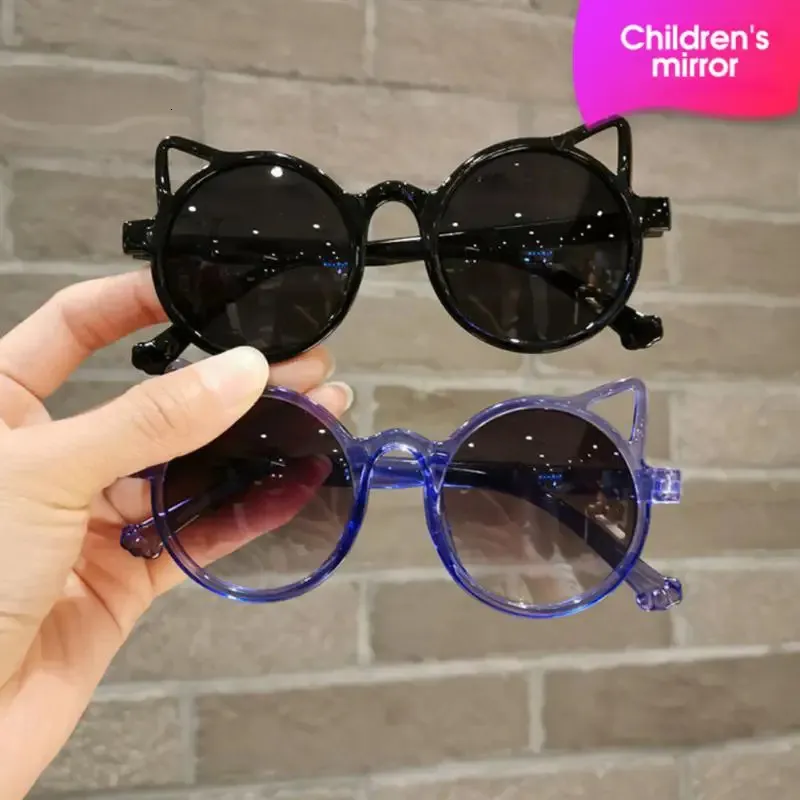 Children Glasses Cute Stylish Cartoon Eyewear For In Demand Cat Ear Sunglasses Fashionable Trendy 240326