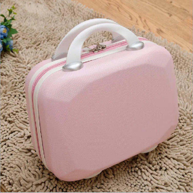 Koreaanse stijl 14-inch handbagage cosmetica opslag trolley case reizen cosmetische tas handbagage tas anti-scratch