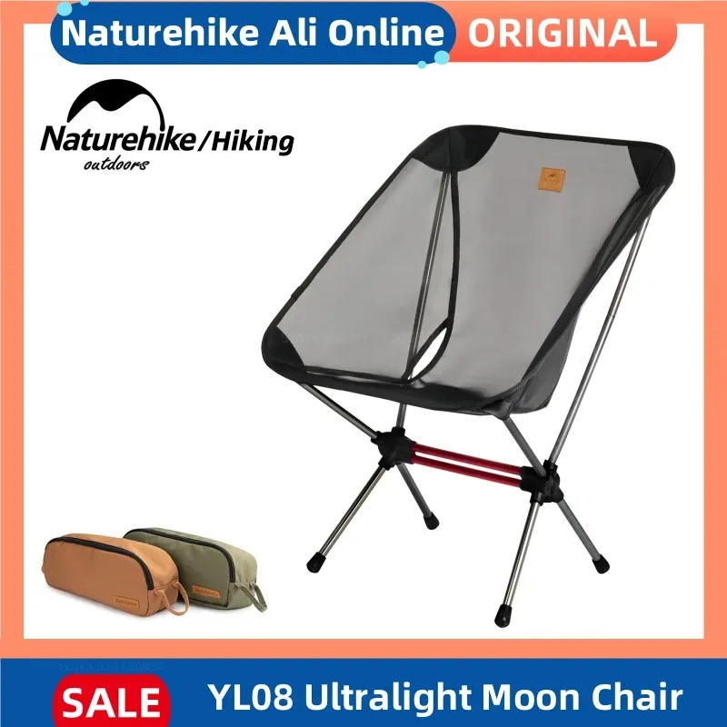 Mobilier Naturehike chaise de Camping ultraléger Portable pliant lune chaise voyage Relax chaises pique-nique plage randonnée en plein air pêche chaise