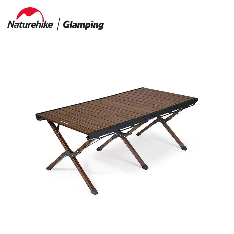 Meble naturehike aluminium aluminium jaja stół przenośny rozszerzony kemping stół do grillowania