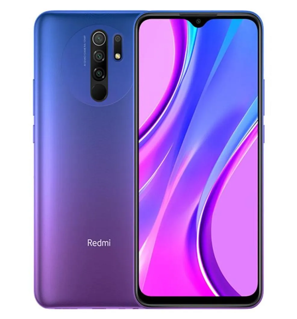 오리지널 Xiaomi Redmi 9 4G LTE 휴대 전화 6GB RAM 128GB ROM HELIO G80 OCTA CORE Android 653QUOT Full Screen 130MP AI Fingerp9380221