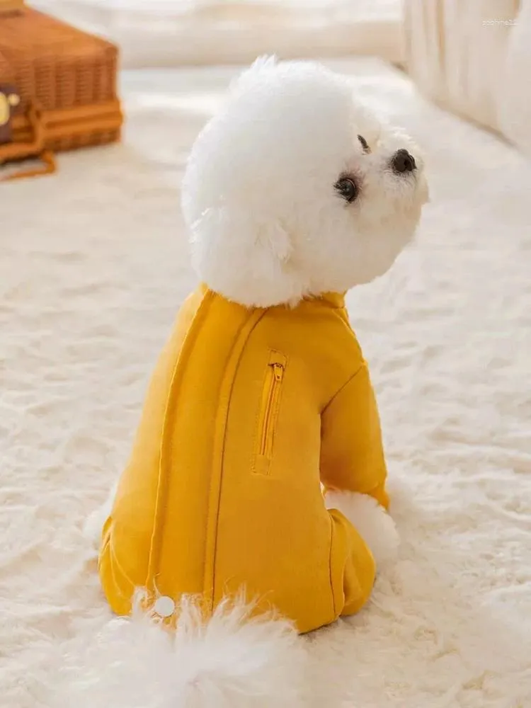 ملابس ألعاب الكلاب PET كاملة معطف القطن لخريف ودفء الشتاء ثمينة دمية صغيرة من أربع أرجل