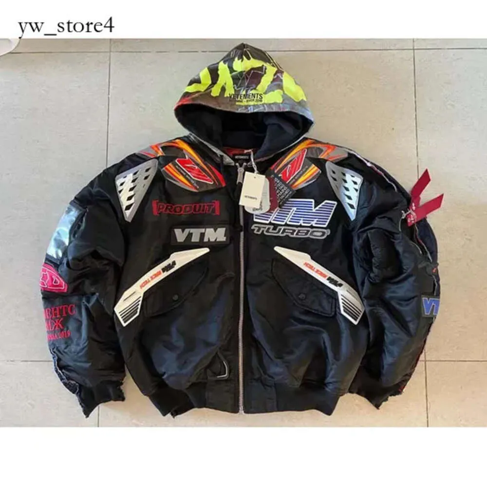 Jaqueta de Vetements Jackets masculinos Motocicleta de Vetor de Vetor de Vetos de Vetor de Vetos para Luxo de Luxo Bombo Bomber Overcoat 5494