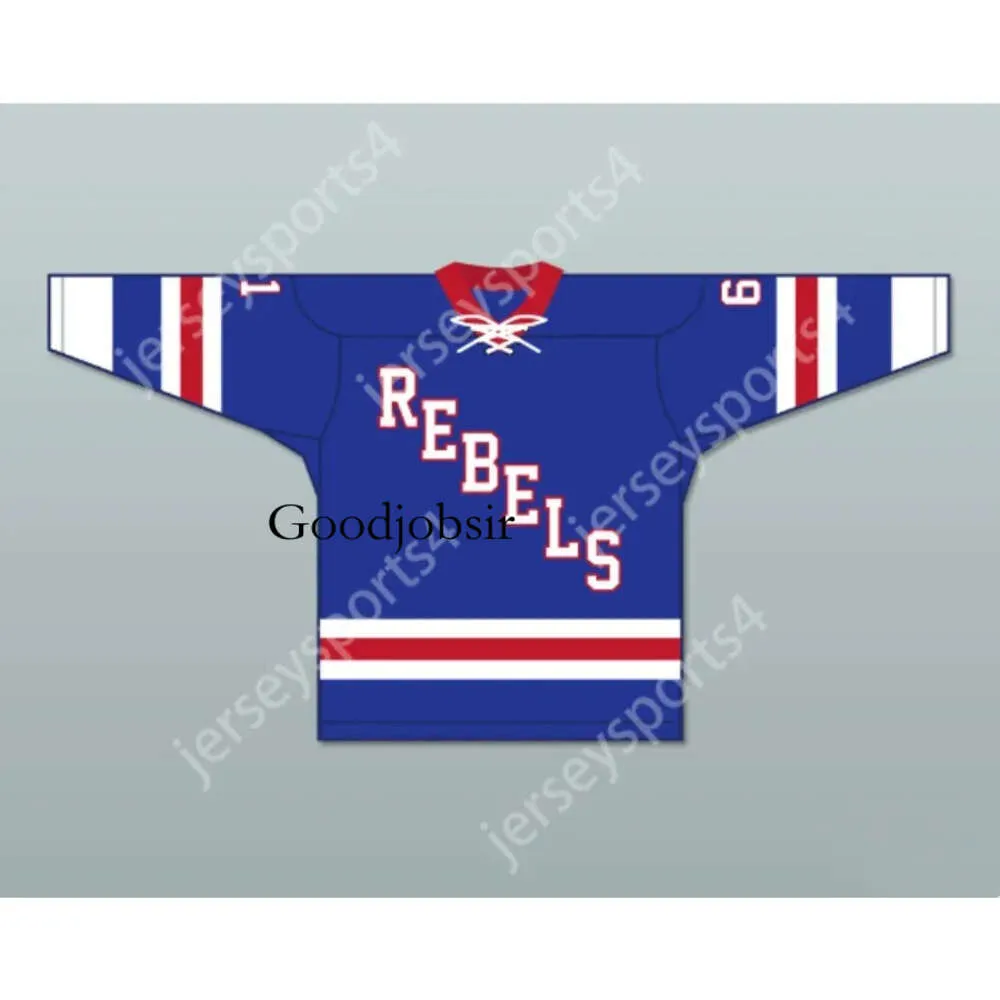 Gdsir Custom ROANOKE VALLEY REBELS 61 BLEU TIE DOWN JERSEY DE HOCKEY NOUVEAU Top Ed S-M-L-XL-XXL-3XL-4XL-5XL-6XL