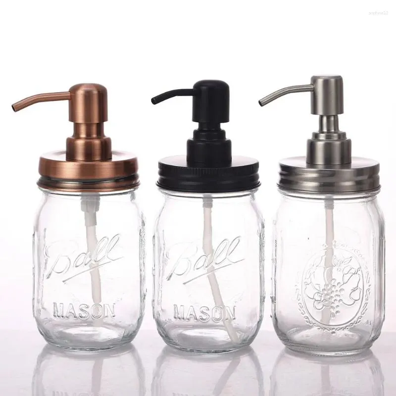 Liquid Soap Dispenser Pump Lotion Head Bathroom Shampoo Shower Gel Jar Tube Pumps