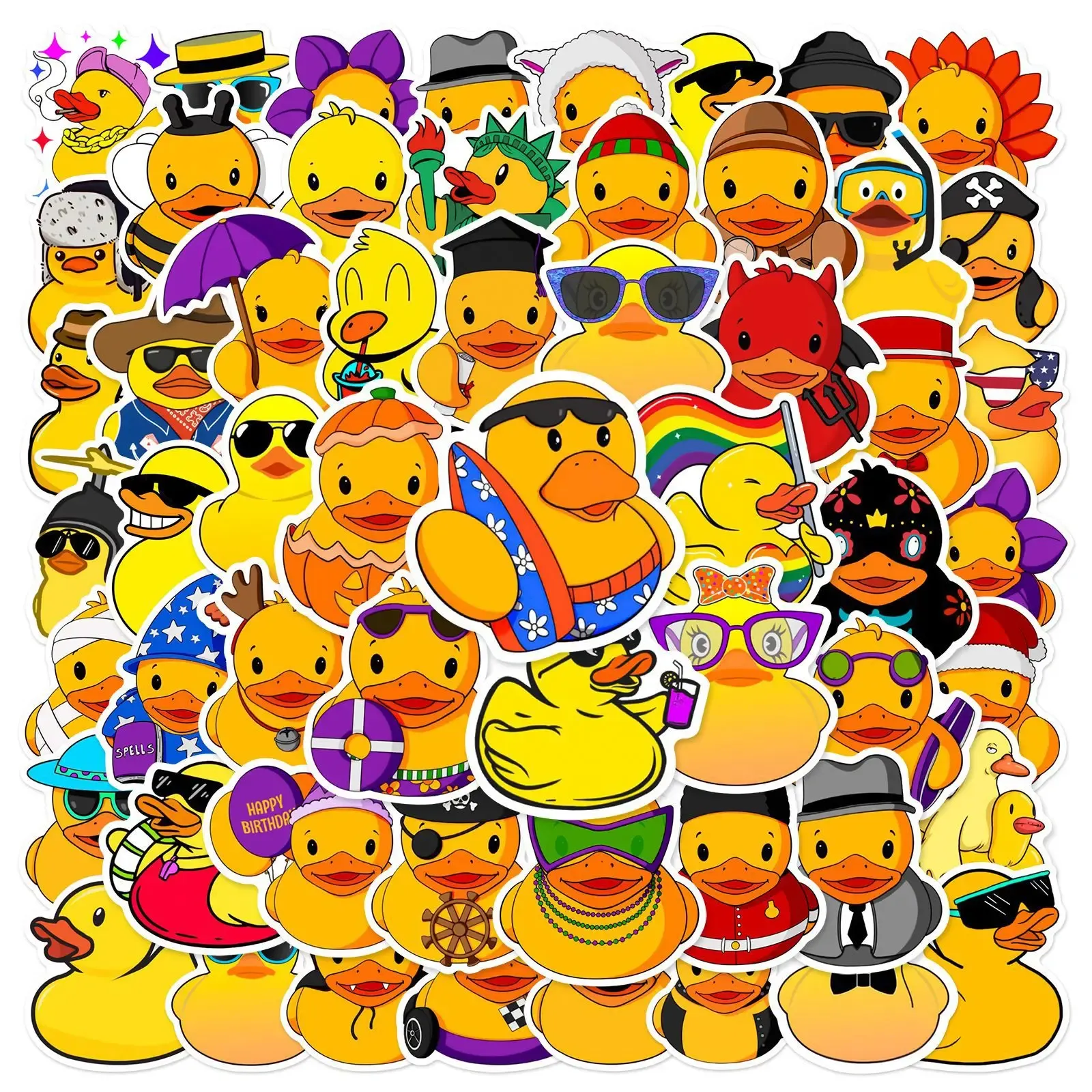 thumbnail image 2 of 50PCS Cartoon Truck Stickers For Kids - Waterproof Vehicle Decals For Water Bottles, Laptops & Skateboards 2 of 10