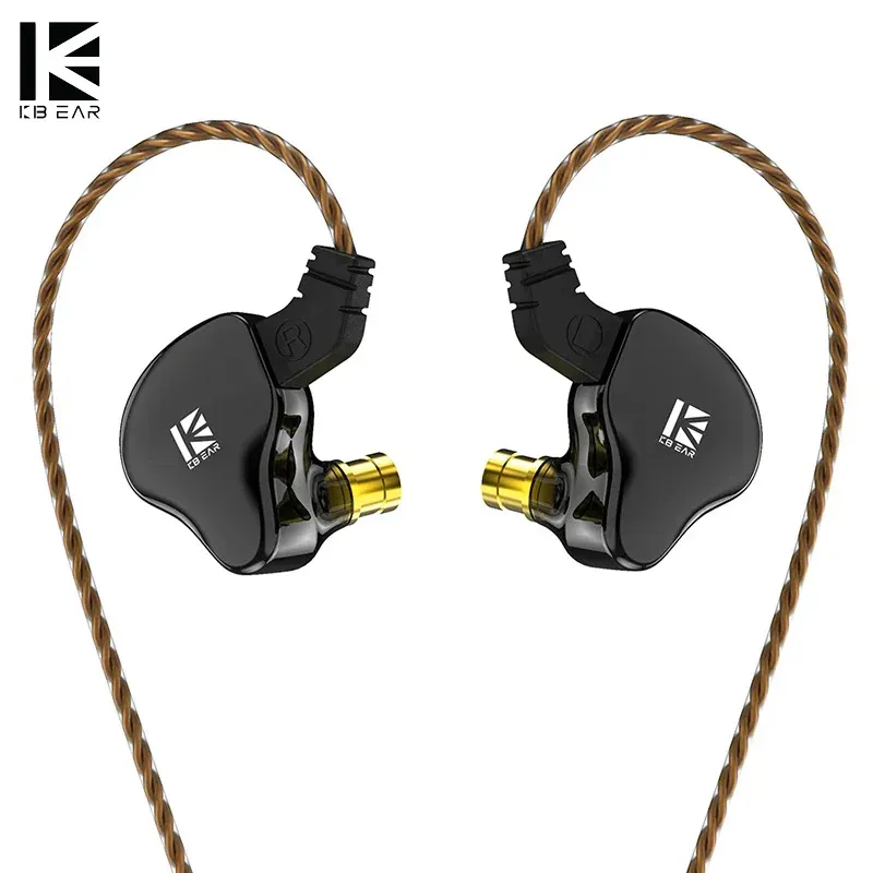 Headphones KBEAR KS1 KS2 In Ear Wired Earphone Dual Magnetic Circuit Dynamic Gaming Headphones Monitor Music Earbuds Headset kbear TFZ IEMs
