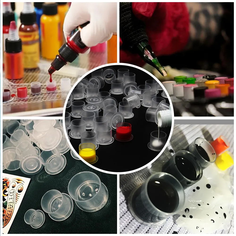 Disposable Plastic Tattoo Ink Cups with 17mm, 14mm, and 11mm Caps for  Microblading and Makeup Pigment from Dhgate Shower Caps - price 76.31