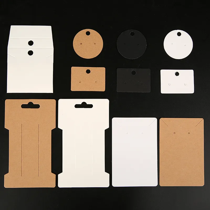 Paper Earring Necklace Display Cards for DIY Jewelry Packaging and ...