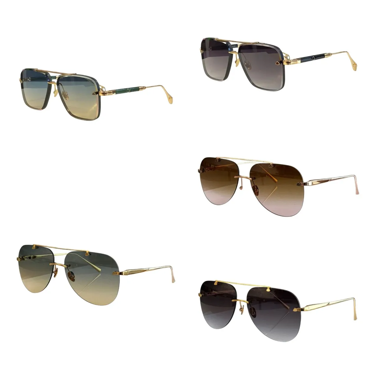 óculos de sol designers femininos Top K Gold Fashion Prescription Eyewear The Gen L I Horizon I enquadrado quadro quadrado Glass Optical Lens Clear