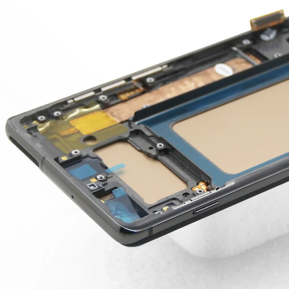 LCD S10 Plus testé avec cadre pour Samsung S10 + G975 G975F / DS Affichage de l'écran tactile Remplacement de l'assemblage