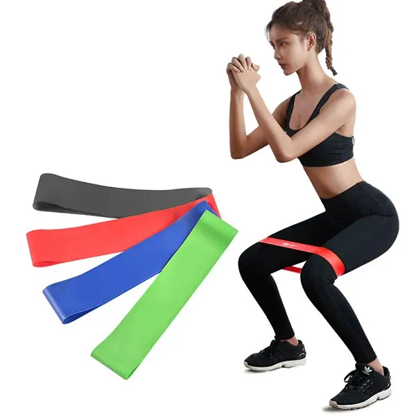 Fitness O-Ring Yoga Stretch Belt Training Stretch Washable Ring Latex Resistance Bands Exercises 240322