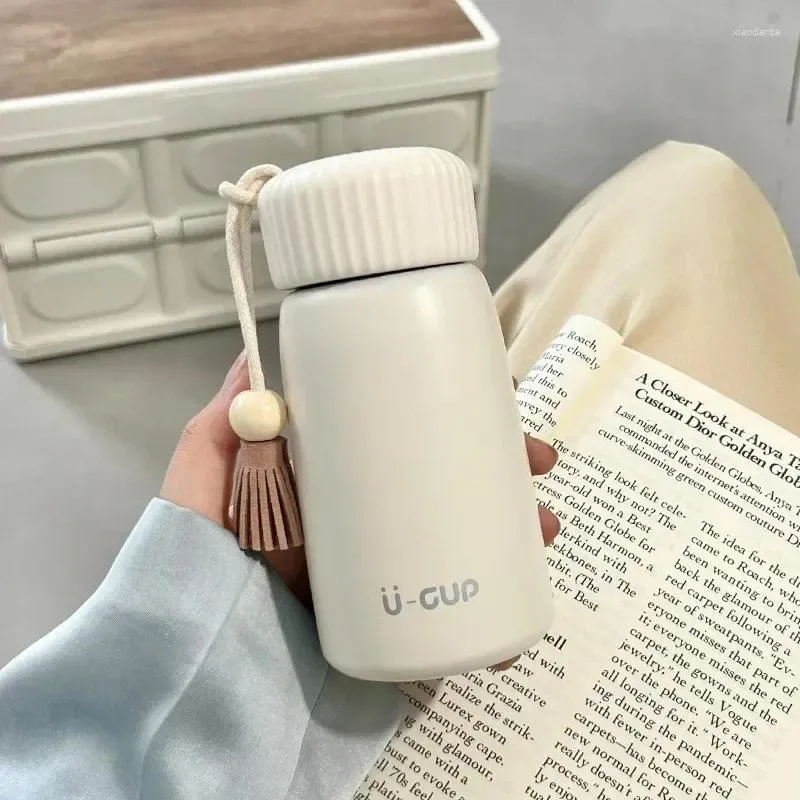 Water Bottles Korean-Style Vacuum Cup For Girls Good-looking Mini Cute Student Portable Small And Simple