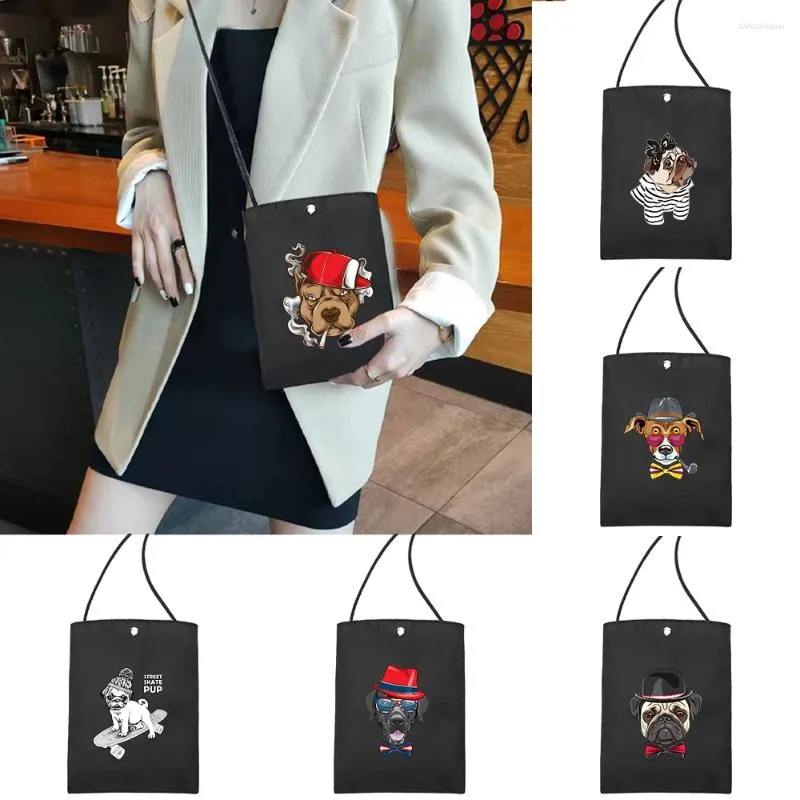 Shopping Bags Phone Bag Fashion Small Crossbody Women Mini Portable Shoulder Messenger For Cute Dog Purse Ladies Tower Buckle Handbag