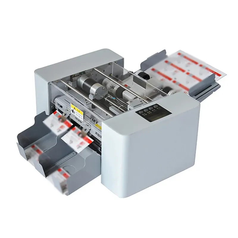 Trimmer A4 Size Automatic Business Card Cutting Machine Paper Card Cutter Electric Paper Slitting Machine Paper Trimmer 110V/220V