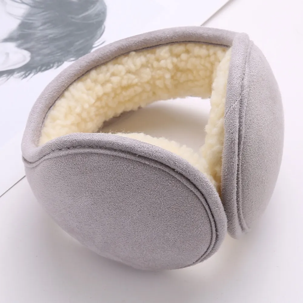 Cozy Winter Fleece Earmuffs: Unisex Behind-the-Head Ear